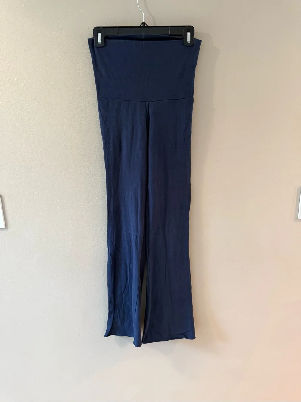 Skims Women's Navy High-Waist Wide-Leg Pants